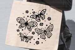 4 deco butterflies Cutting file SVG DXF FCM Product Image 3
