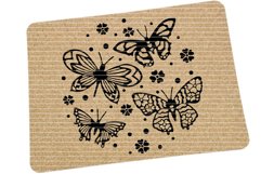4 deco butterflies Cutting file SVG DXF FCM Product Image 2