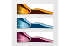 Abstract Web banner design background or header Templates Product Image 1