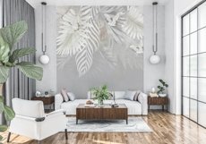 Wall mockup - Wallpaper mockup - Living room Product Image 6