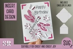 3D Birthday card insert design| Paper cutting |Cricut Card Product Image 1