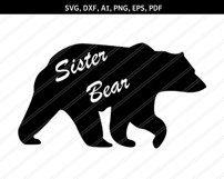 Mama Bear SVG, Little SVG, Mama Bear svg, Mama Cut Files Product Image 4