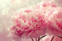 Vibrant Pink peonies. Generate ai Product Image 1