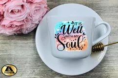 Inspirational Quote PNG Watercolor Christian Sublimation Product Image 5