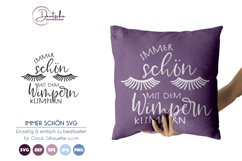 Wimpern SVG | Immer Schön SVG Product Image 1