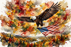 Eagle Flag 4th of July Product Image 1