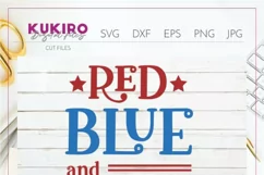 Red Blue and White Wine SVG-Funny 4th Of July svg Cut file Product Image 2