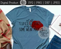 Not All Superheroes Wear Capes, Masks RN Nurse SVG JPG PNG Product Image 2