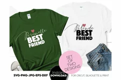 Best Friend SVG, Bestie SVG, Matching Best Friend Product Image 1