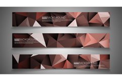 Set banner background for your design. vector graphic design Product Image 1