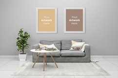 3D Interior Living Room Frame Mockup Product Image 2