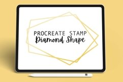 Diamond Frame Stamp - Procreate Brush Product Image 1
