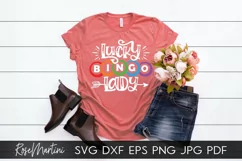 Lucky Bingo Lady SVG Bingo SVG Bingo lover Product Image 4