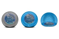 Amazon Echo Spot Audio Device Vinyl Skin Design Mockup 2017 Product Image 1