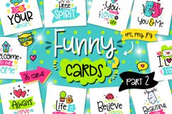 36 Funny Lettering Cards Collection! Product Image 1