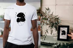 Mushroom SVG, Magic mushroom Svg, Witchy svg, Celestial svg Product Image 5