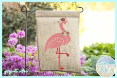 Flamingo with Flowers SVG Dxf Eps Png Pdf Product Image 3