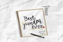 Best Grandpa Ever Svg, Father Day Svg, Grandpa Svg, Dad Svg Product Image 1