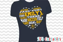 Soccer SVG | Soccer Heart Subway Art | Shirt Design Product Image 2