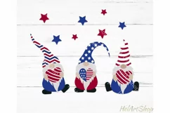 Patriotic Gnomes svg, 4th of July svg, Independence day svg Product Image 1