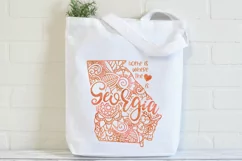 Georgia Mandala SVG File - Home is Where the Heart Is SVG Product Image 3