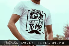 Dear Grandpa You Are Always Essential To Me SVG Fathers Day Product Image 2
