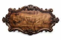 Vintage Wooden Nameplate Signboard Product Image 1