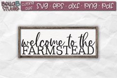 Welcome to the Farmstead SVG, Welcome Sign SVG, Welcome Product Image 1