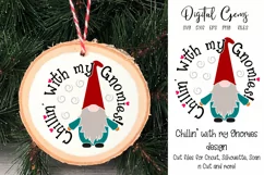 Chillin' with my Gnomies, Gnome design. SVG / DXF / PNG Product Image 1