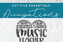 Music Teacher svg - a school music teacher svg for crafters Product Image 3