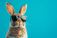Cool bunny with glasses on the eve of Easter Product Image 1