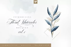 Floral Watercolor Bouquet Vol11 Product Image 1