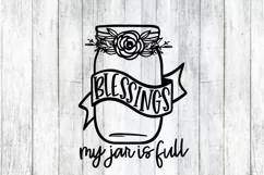 Blessings - My Jar Is Full - SVG PNG EPS DXF Product Image 2