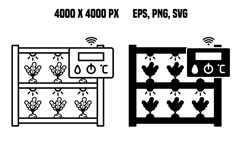 Climate Control Panel Icons Product Image 1
