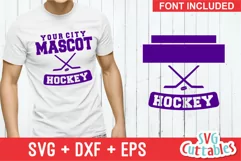 Hockey SVG | Hockey Template 001 | Shirt Design Product Image 1