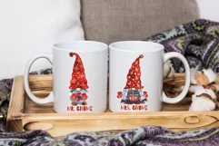 Couple shirts. Gnomes Christmas. Couple Christmas Product Image 2