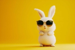bunny with glasses Product Image 1