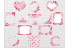 watercolor clipart, pink, coral, starfish, jellyfish, seashe Product Image 4