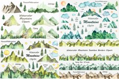 Huge Watercolor Bundle Clipart, scene making Product Image 15