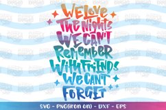 Positive-we love the nights svg Product Image 2