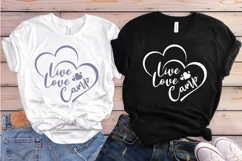 Live Love Camp SVG PNG EPS DXF CAMPING SVG CAMPER SVG Product Image 2