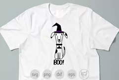 Halloween Dog Svg, Cute Witch Clipart, Cartoon Dog Svg Product Image 4