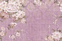 Valentines Gold Flowers Digital Paper Product Image 5