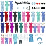 Healthcare Worker Nurse Doctor Clipart Customizable Doll PNG Product Image 3