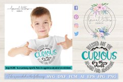 Blessed Are the Curious Camping SVG DXF LL189C Product Image 1