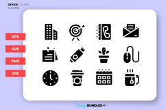 Office Icons - Glyph Style Product Image 1