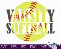 Varsity Softball | Sports Svg Design Cut File Product Image 2