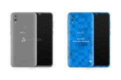 Vivo V11 Vinyl Skin Design Mockup 2018 Product Image 1
