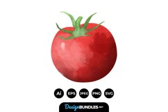 Watercolour Vegetables Product Image 1