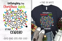 Funny christmas t shirt designs svg Christmas lights svg Product Image 1